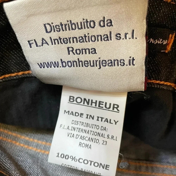 Bonheur Milano Luxury Jeans London Distressed Size 29 - Picture 10 of 11